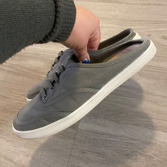 VInce Camuto Celiste green washable canvas slip on backless aced up mule size 7 - Picture 6 of 10